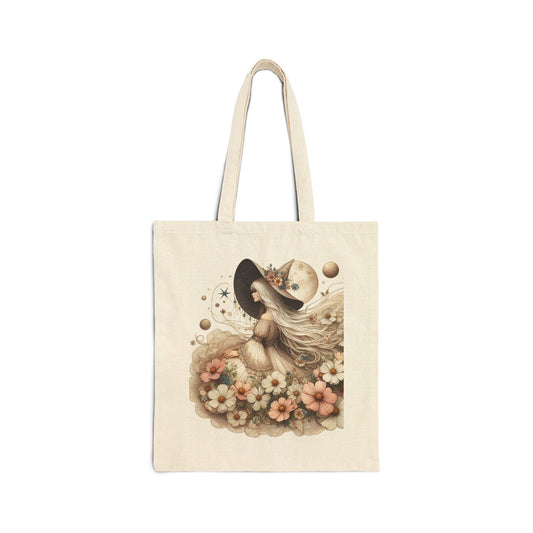 Witch Tote Bag - Cotton Canvas