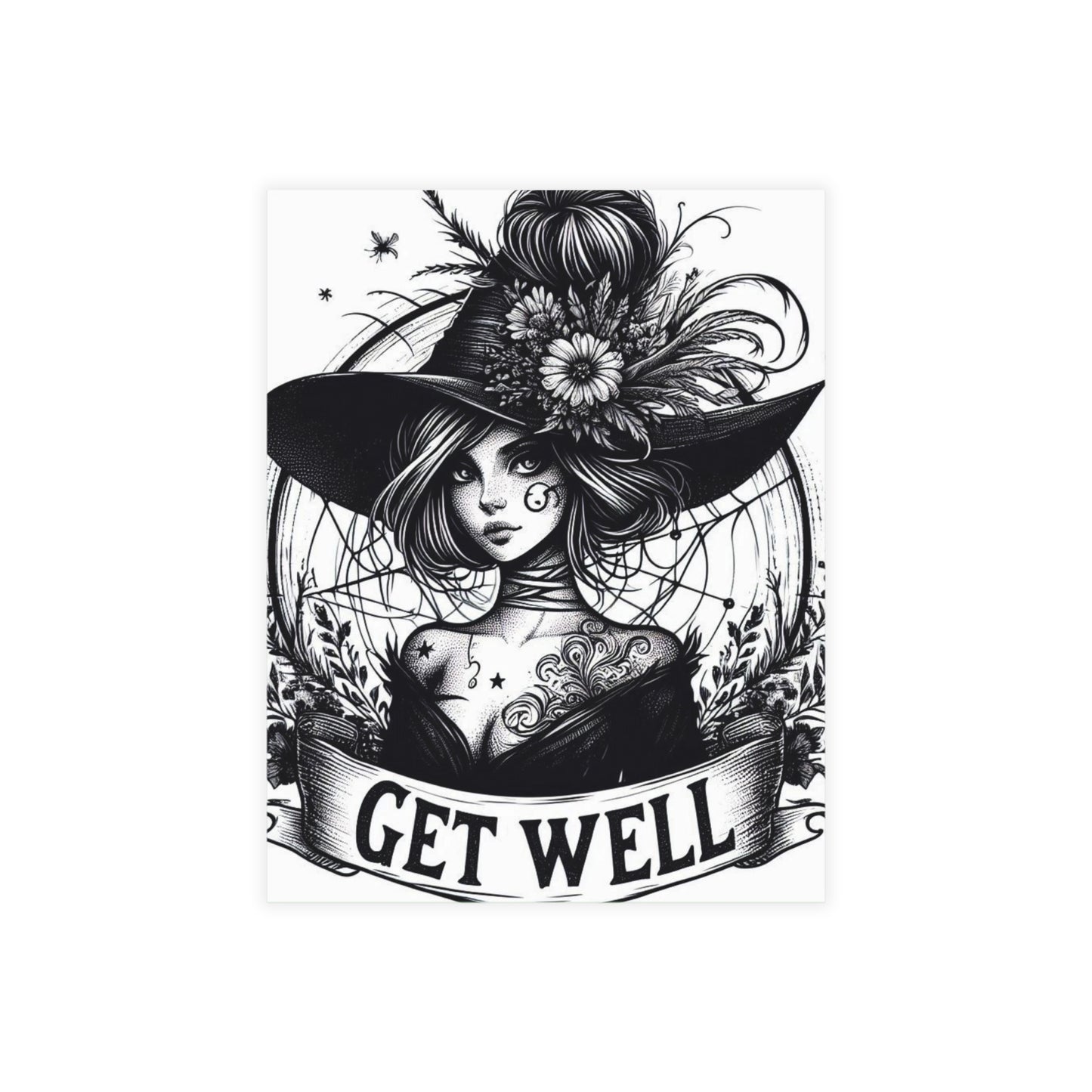 Get Well Witch Postcard Bundles