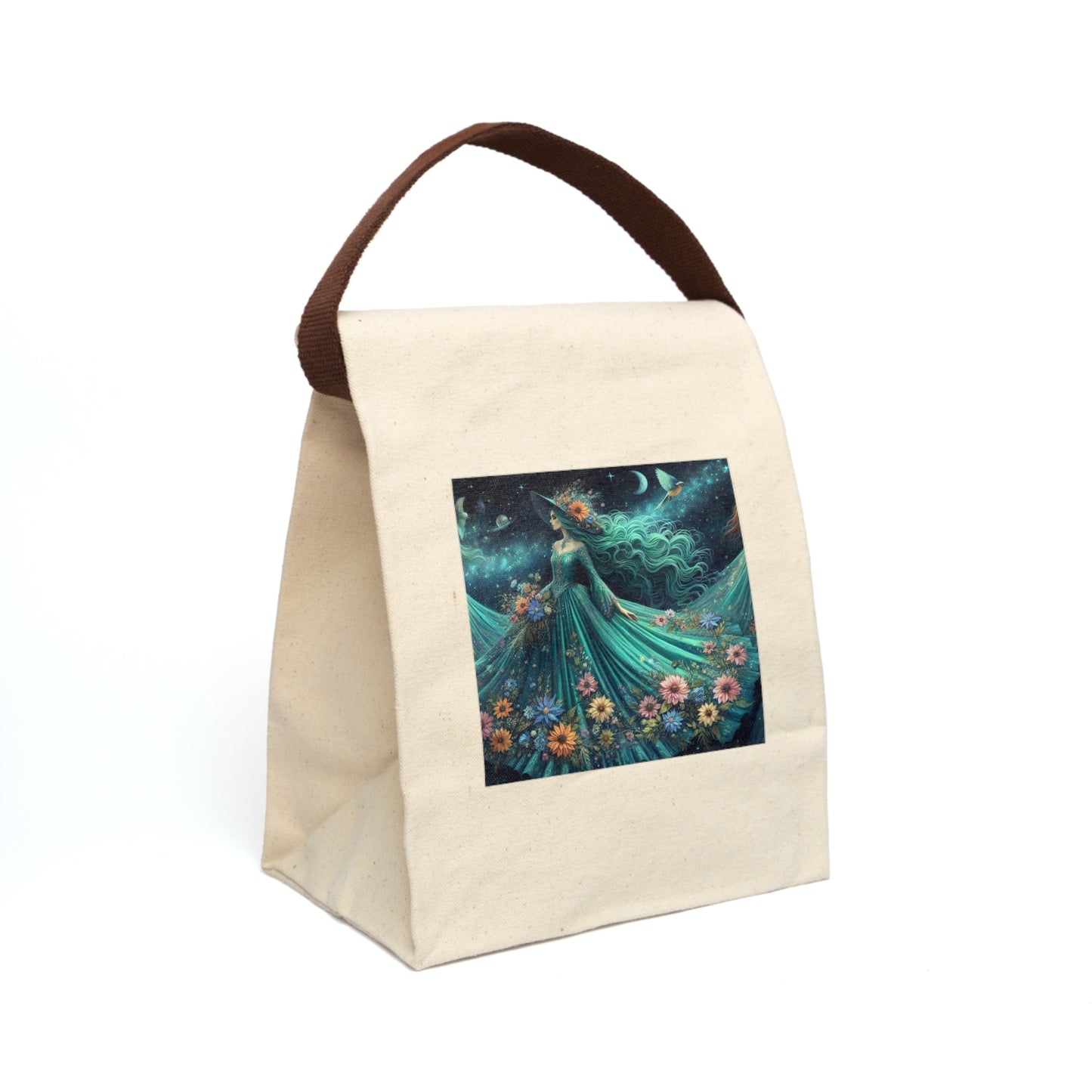 Witch Canvas Lunch Bag