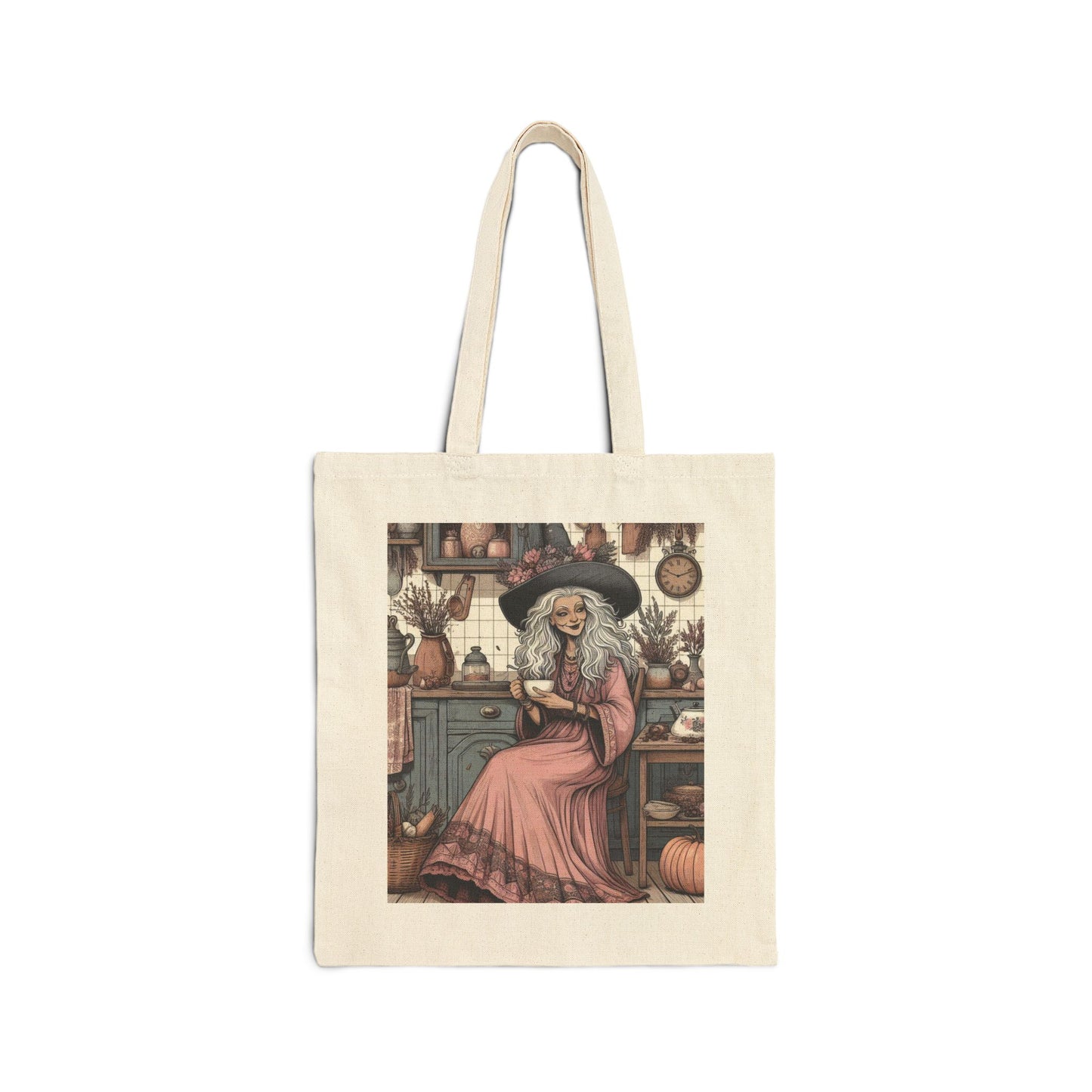 Witch Tote Bag - Cotton Canvas