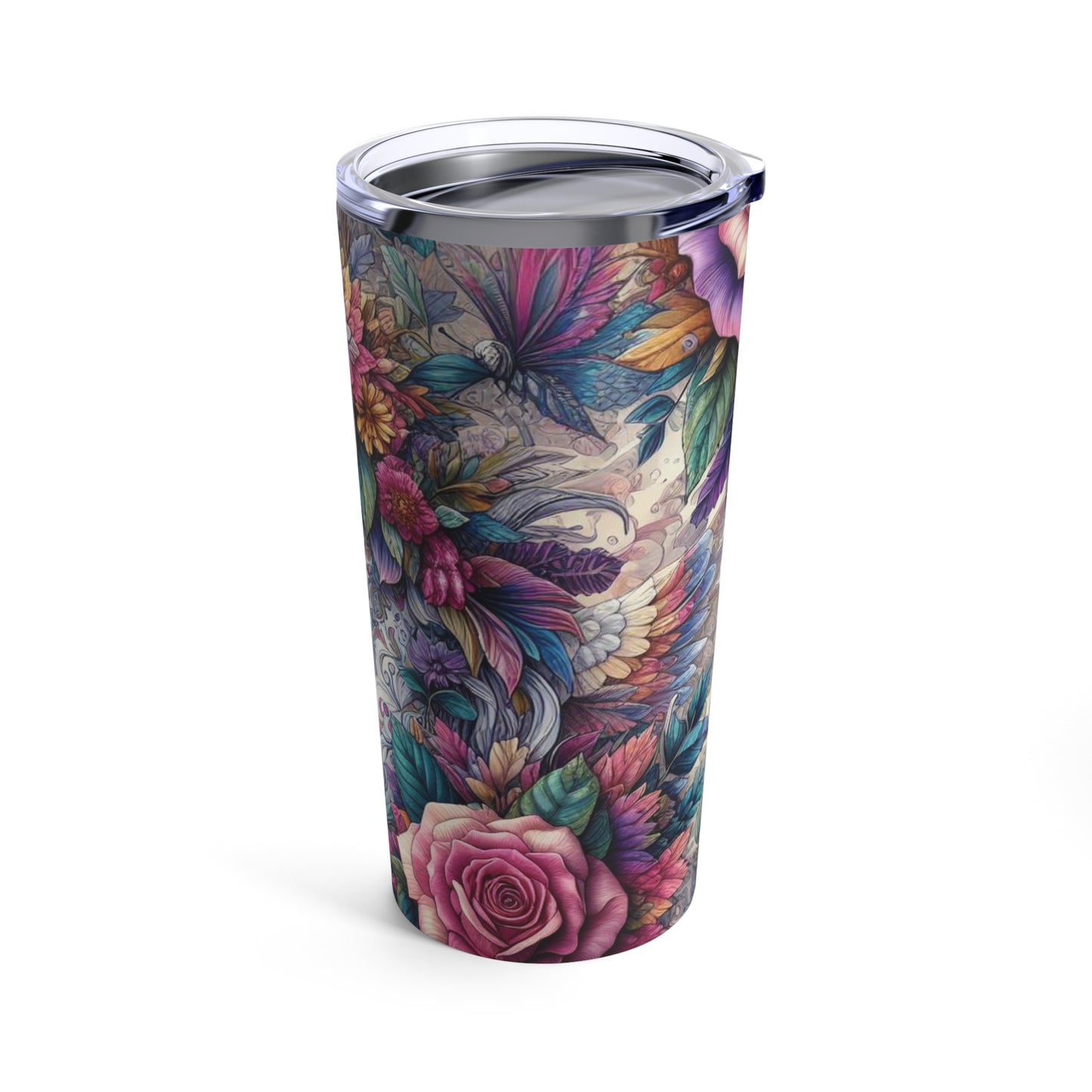 Unicorn Sugar Skull Tumbler 20oz