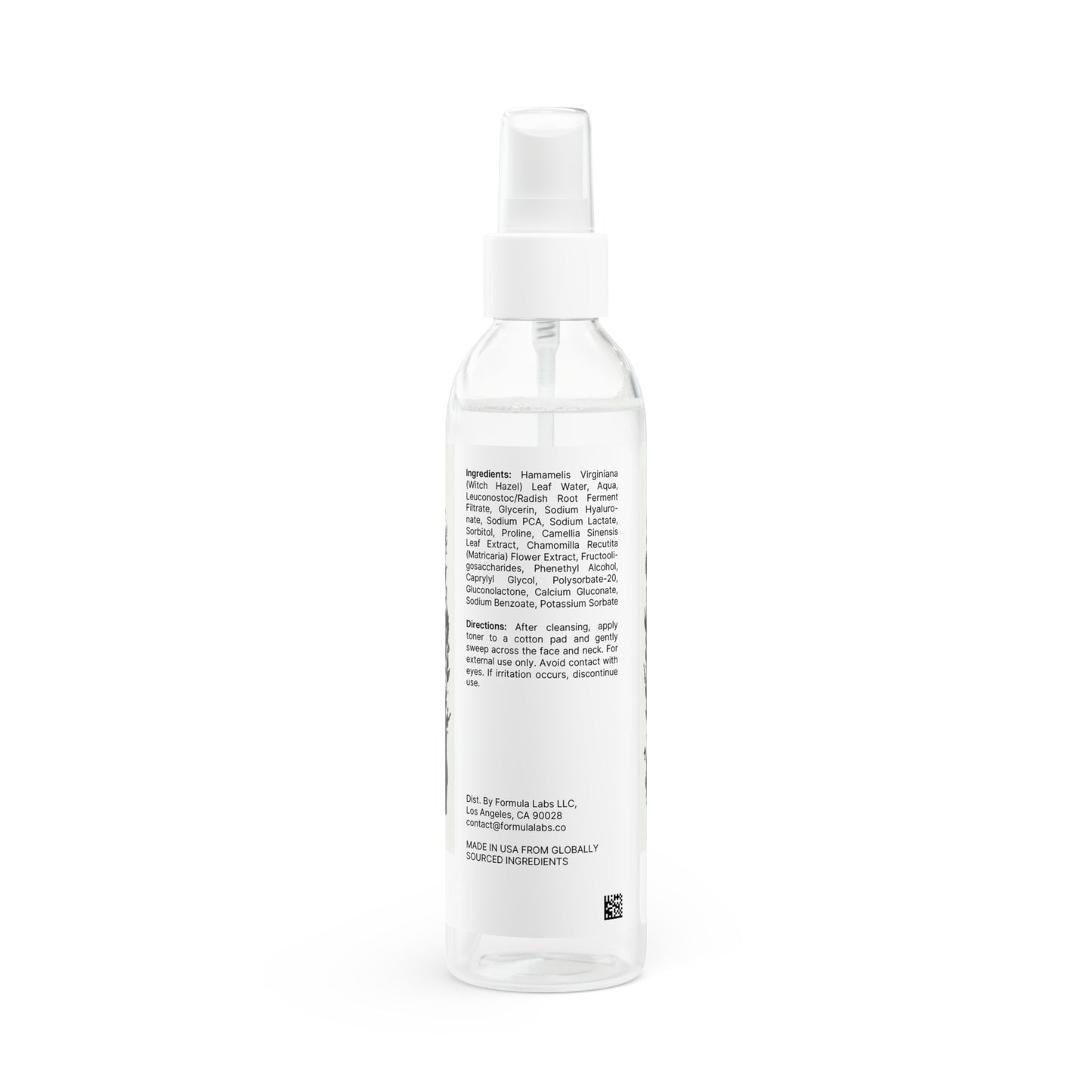 Hydrating Toner, 6oz - 100% vegan, cruelty-free