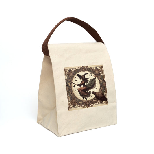 Witch Canvas Lunch Bag