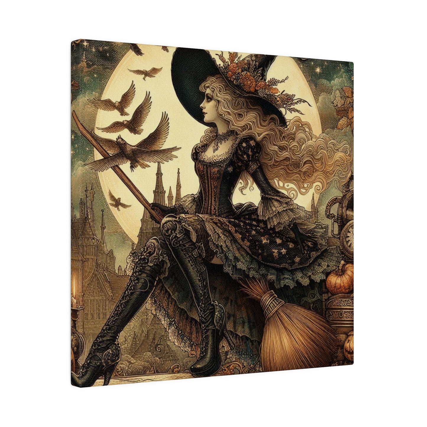 Witch Canvas, Matte Stretched, 0.75"