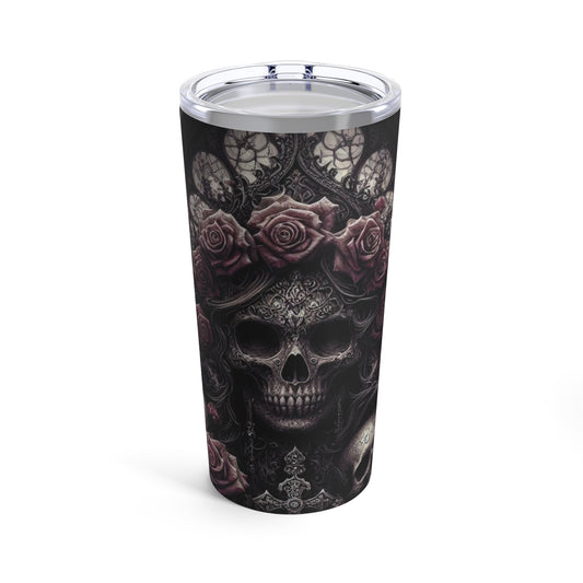 Skeleton & Roses Tumbler 20oz