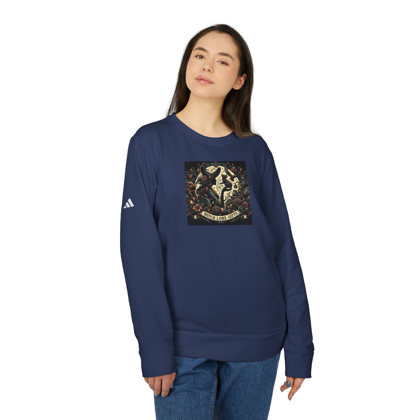 Witch Lore Gifts Adidas® Unisex Fleece Crewneck Sweatshirt