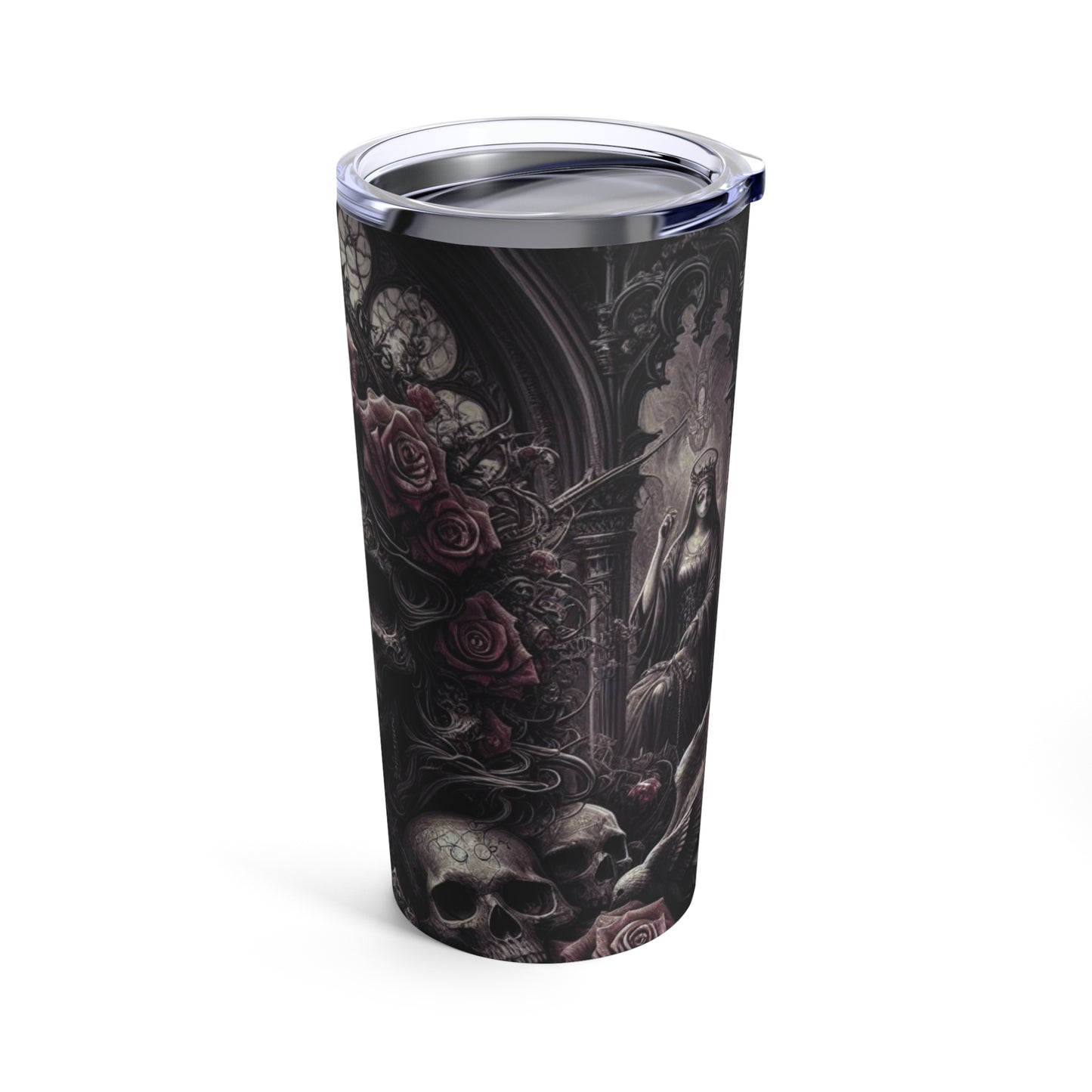 Skeleton & Roses Tumbler 20oz