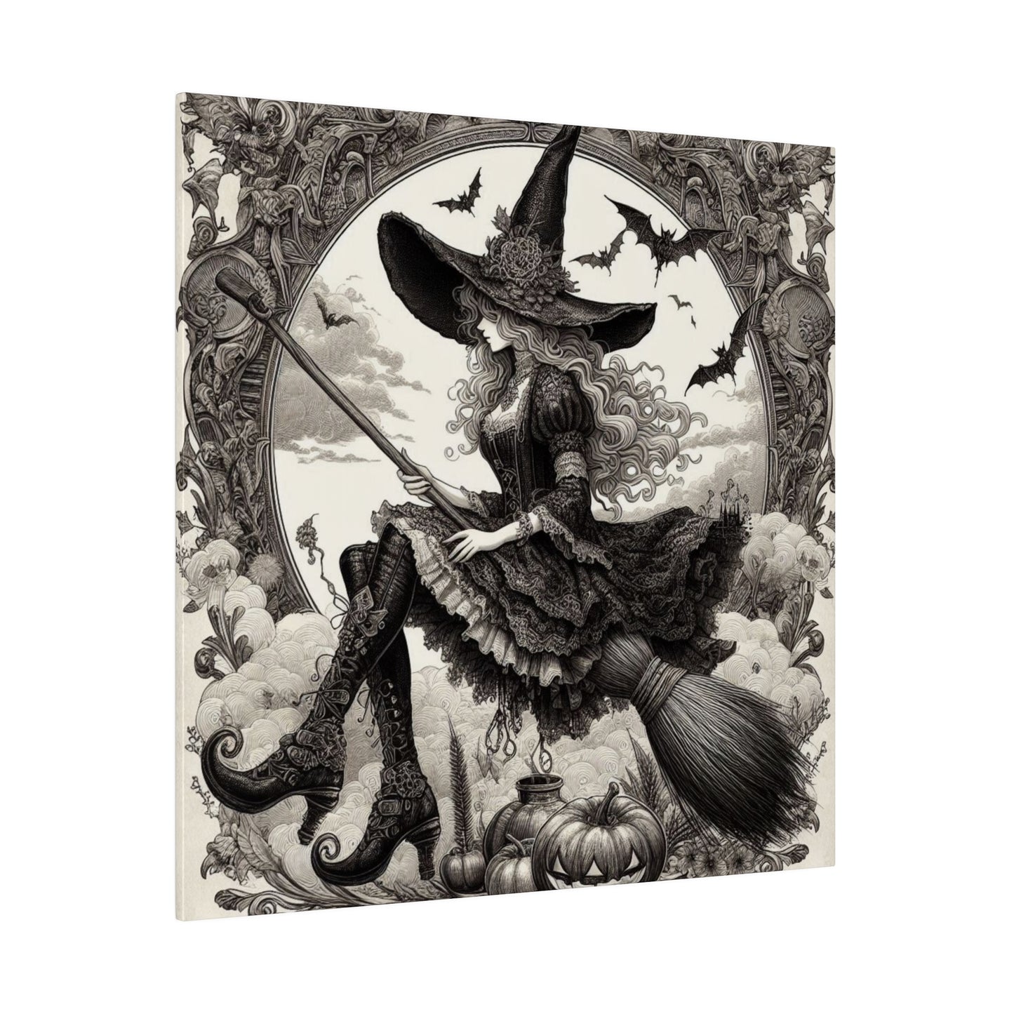 Witch Canvas, Matte Stretched, 0.75"