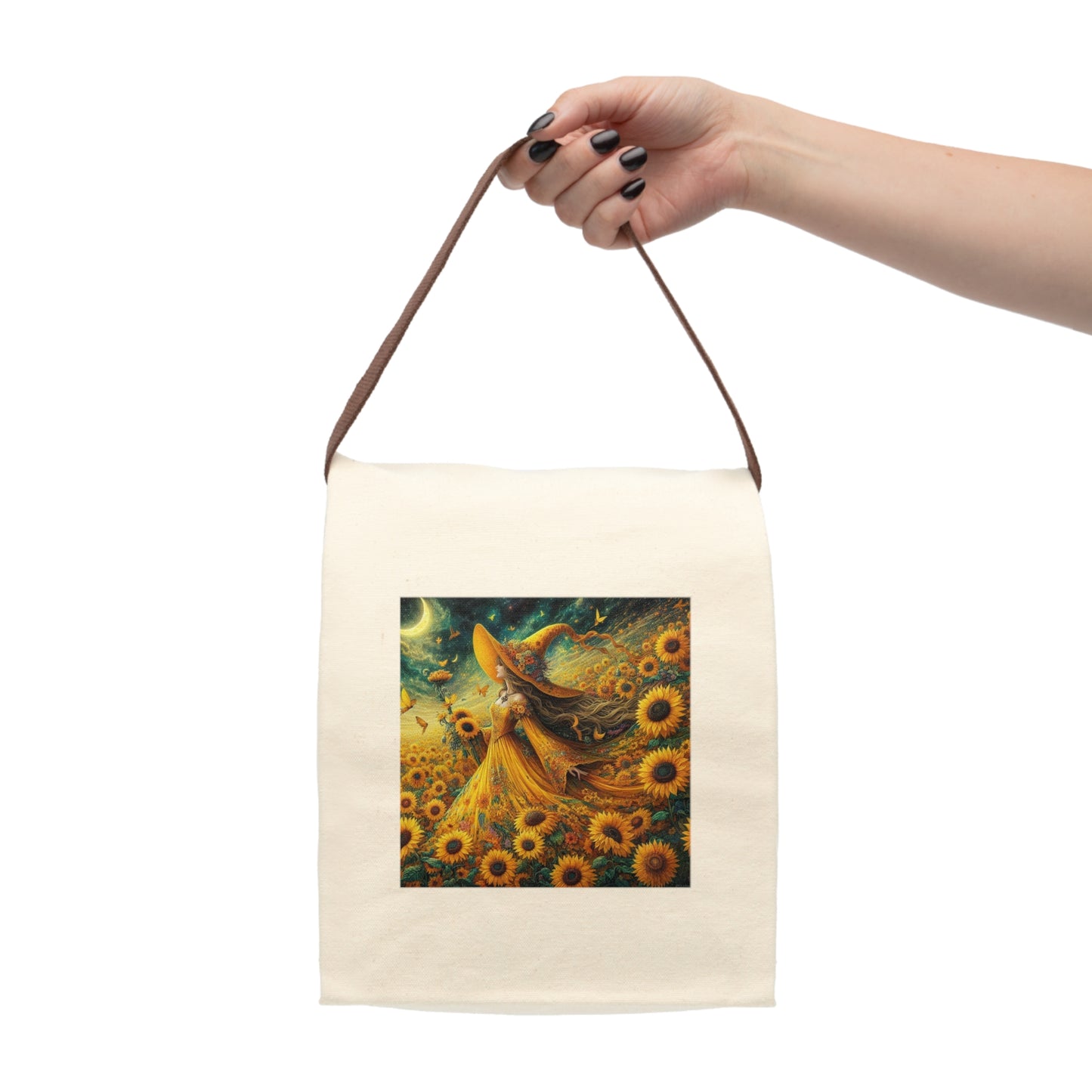 Witch Canvas Lunch Bag