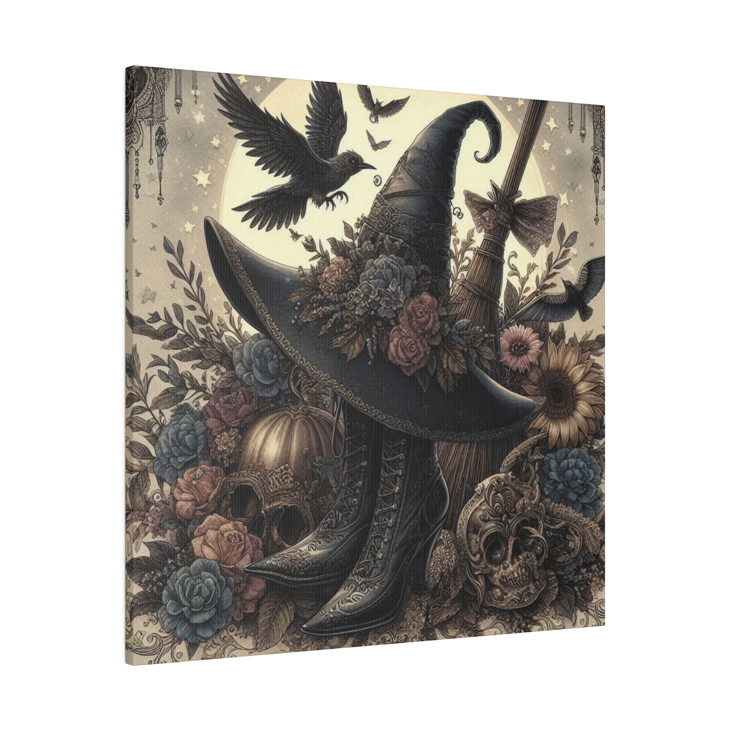 Witch Hat Canvas, Matte Stretched, 0.75"