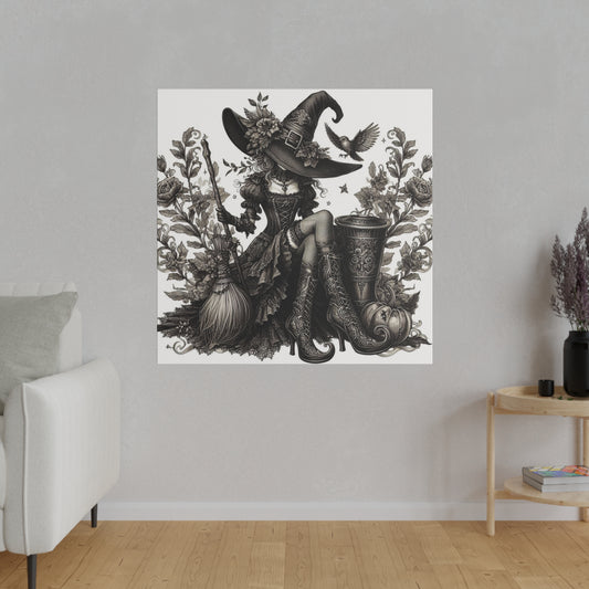 Witch Canvas, Matte Stretched, 0.75"