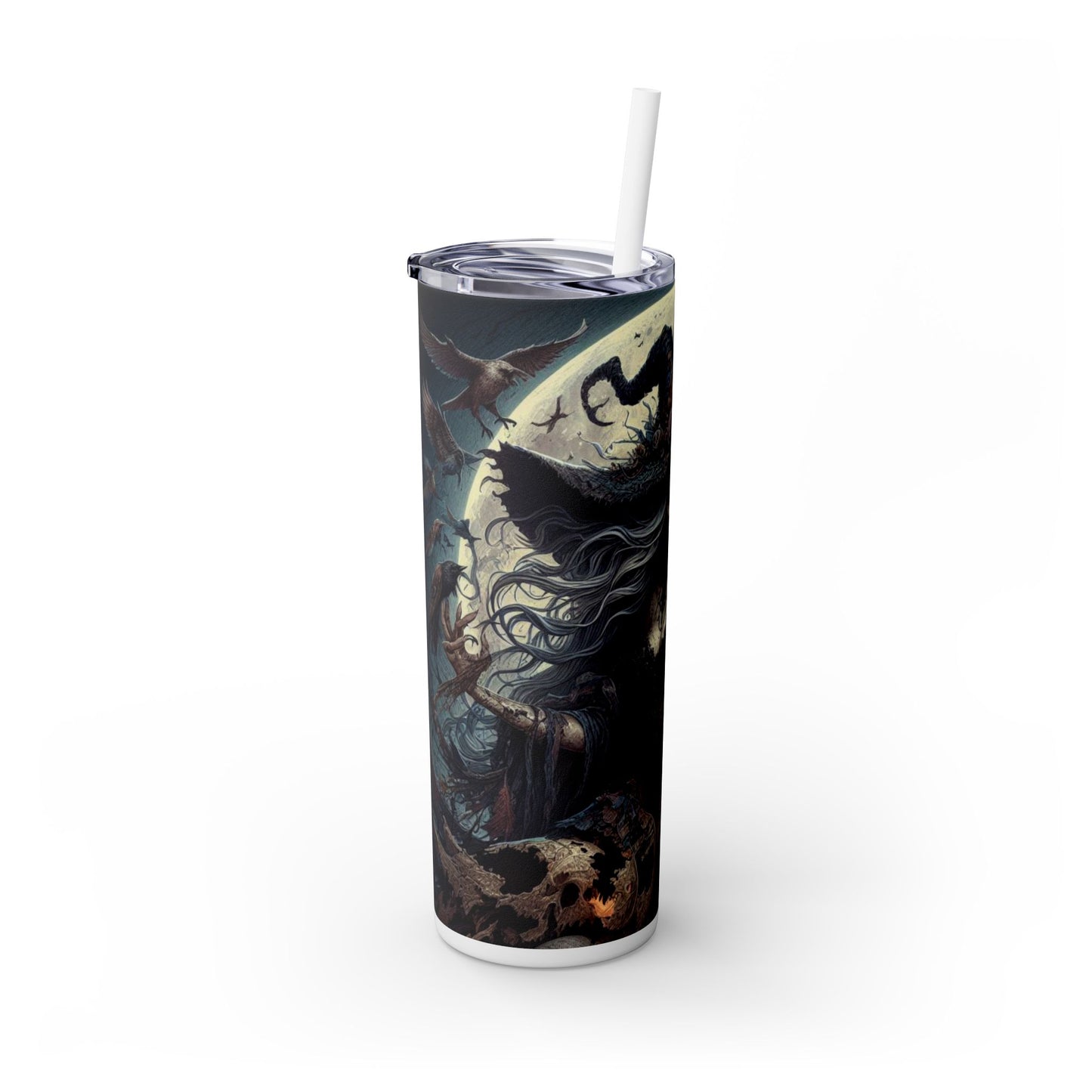 Witch Tumbler with Straw, 20oz