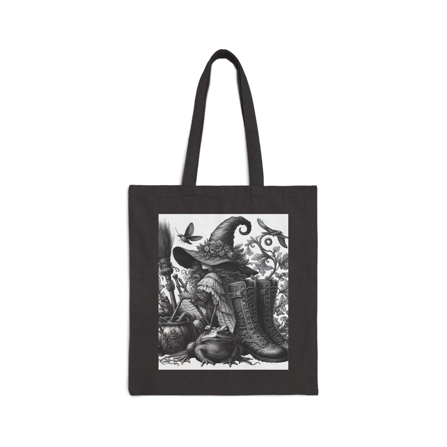 Witch Tote Bag - Cotton Canvas