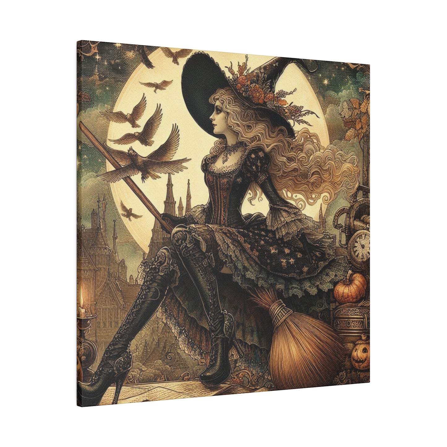 Witch Canvas, Matte Stretched, 0.75"