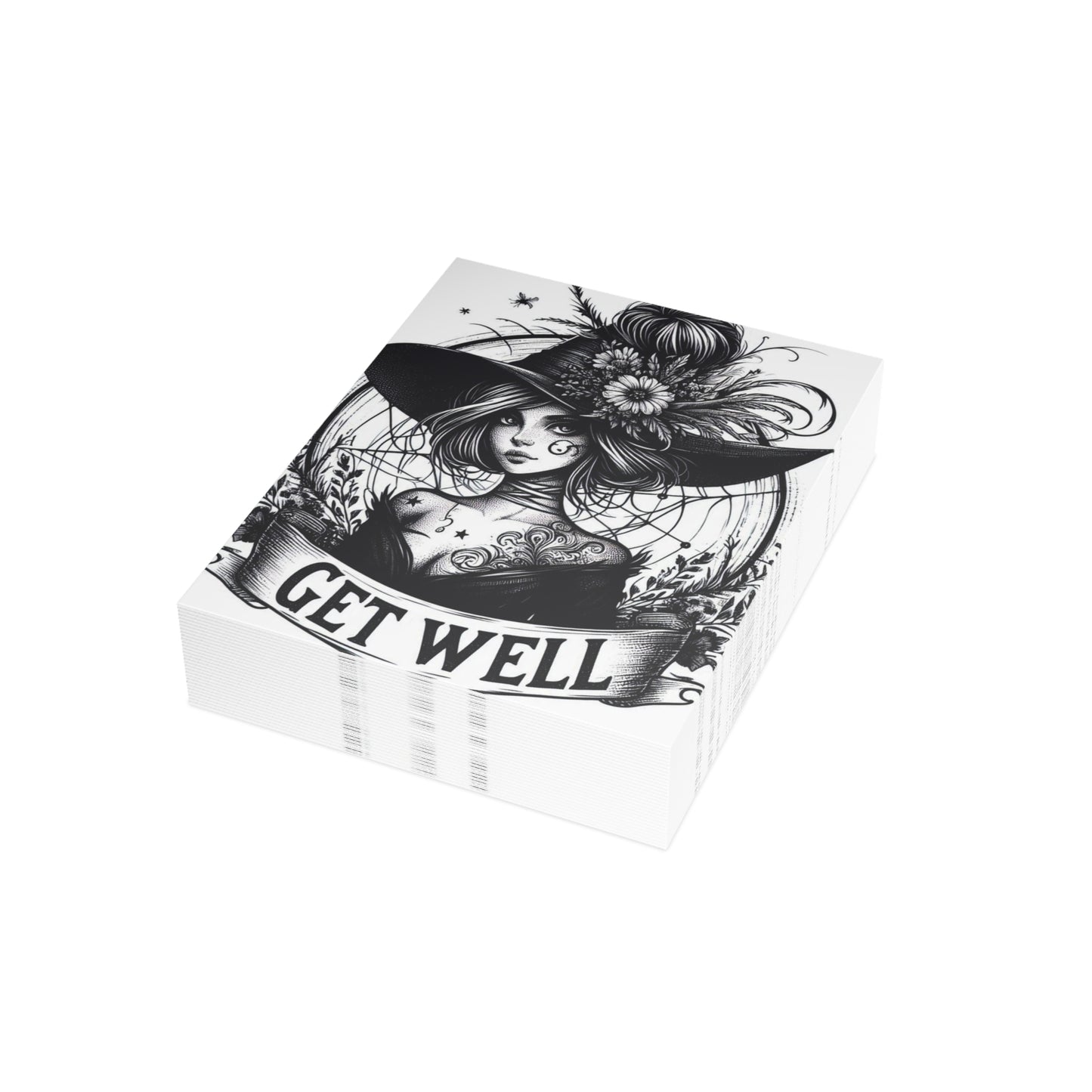 Get Well Witch Postcard Bundles