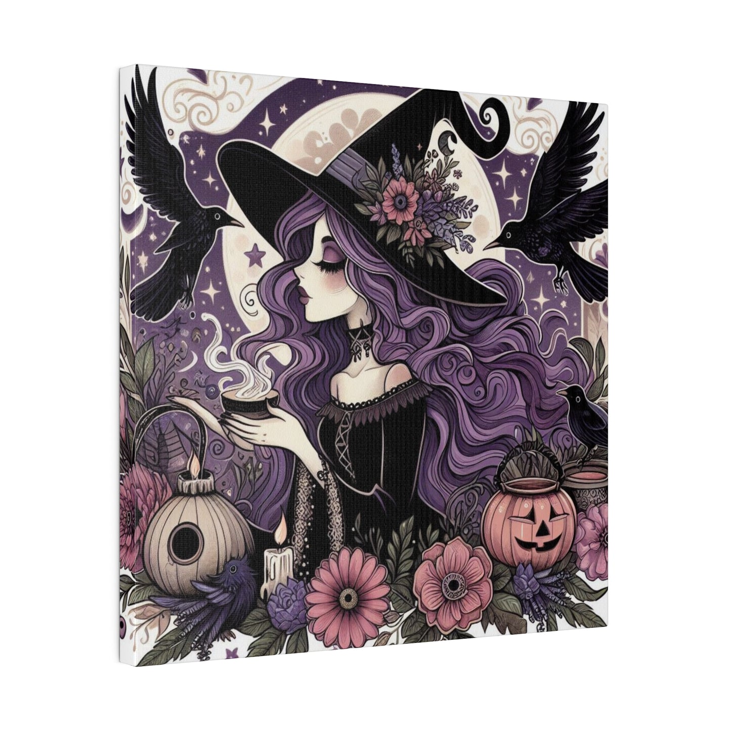 Witch Canvas, Matte Stretched, 0.75"