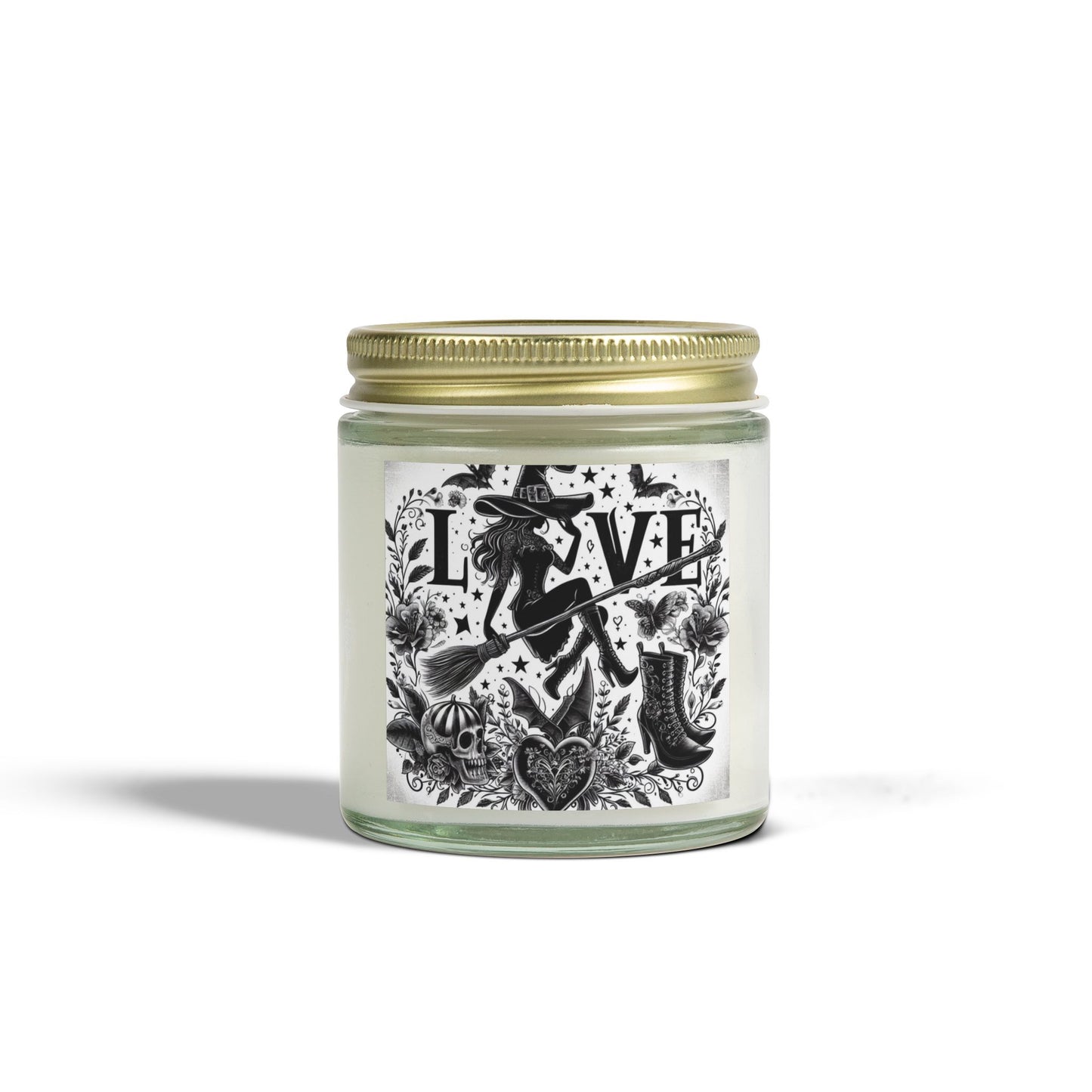 Love Witch Candles, Coconut Apricot Wax (4oz, 9oz)