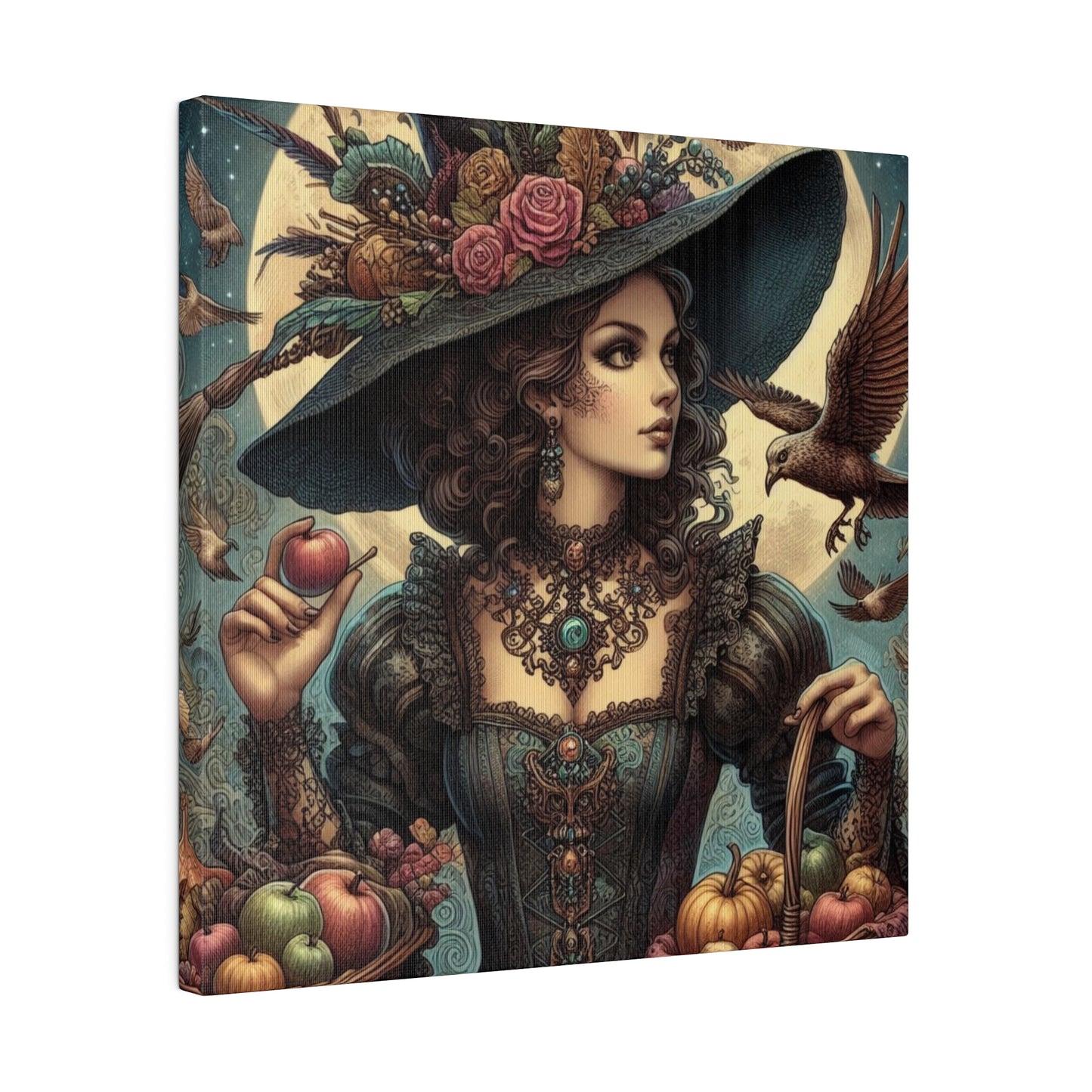 Witch Canvas, Matte Stretched, 0.75"