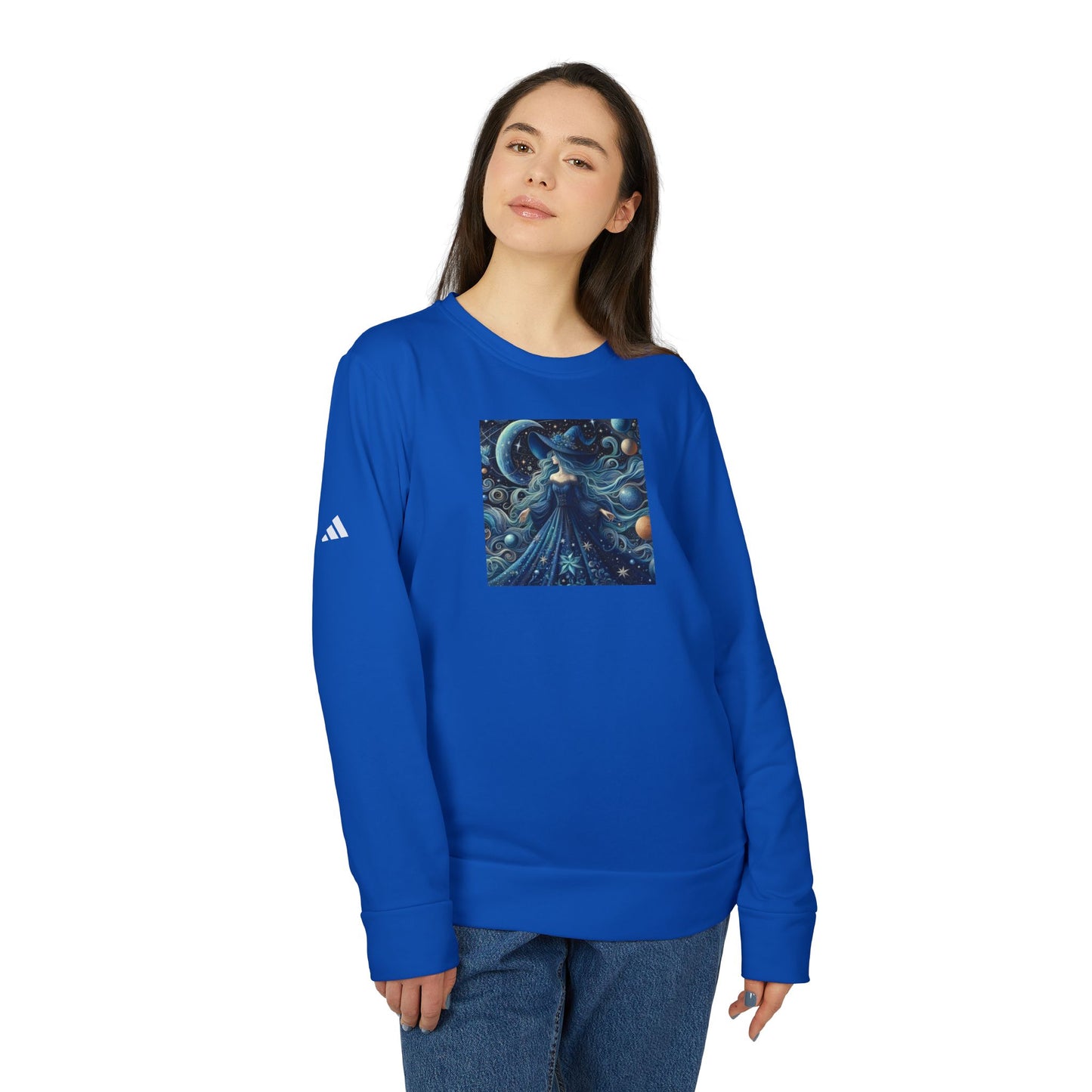 Witch Adidas® Unisex Fleece Crewneck Sweatshirt