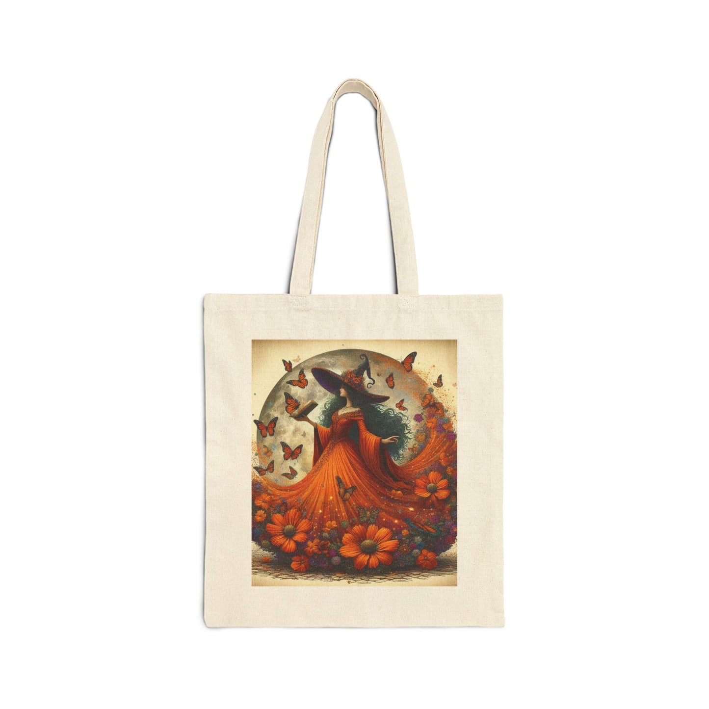 Witch Tote Bag - Cotton Canvas