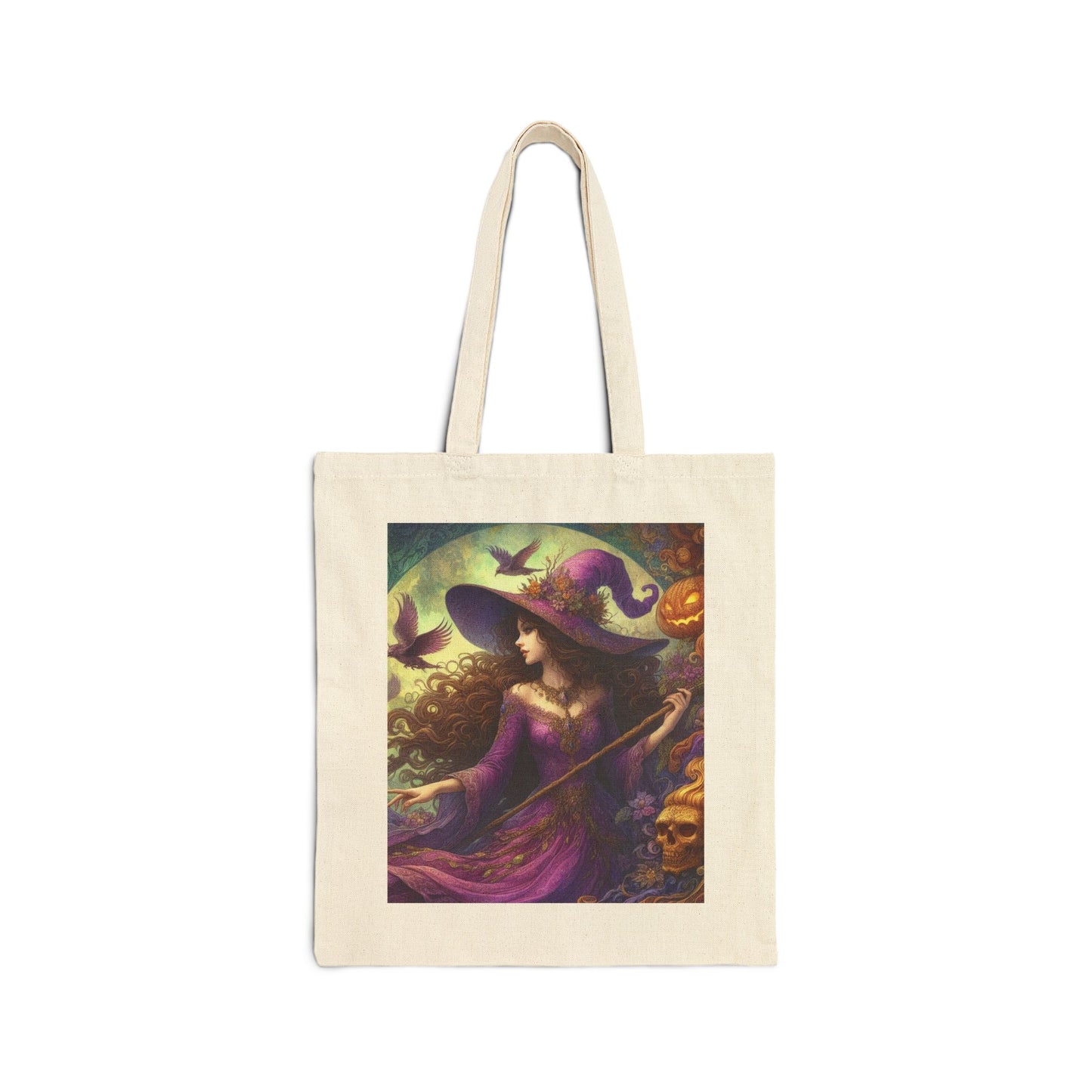 Witch Tote Bag - Cotton Canvas