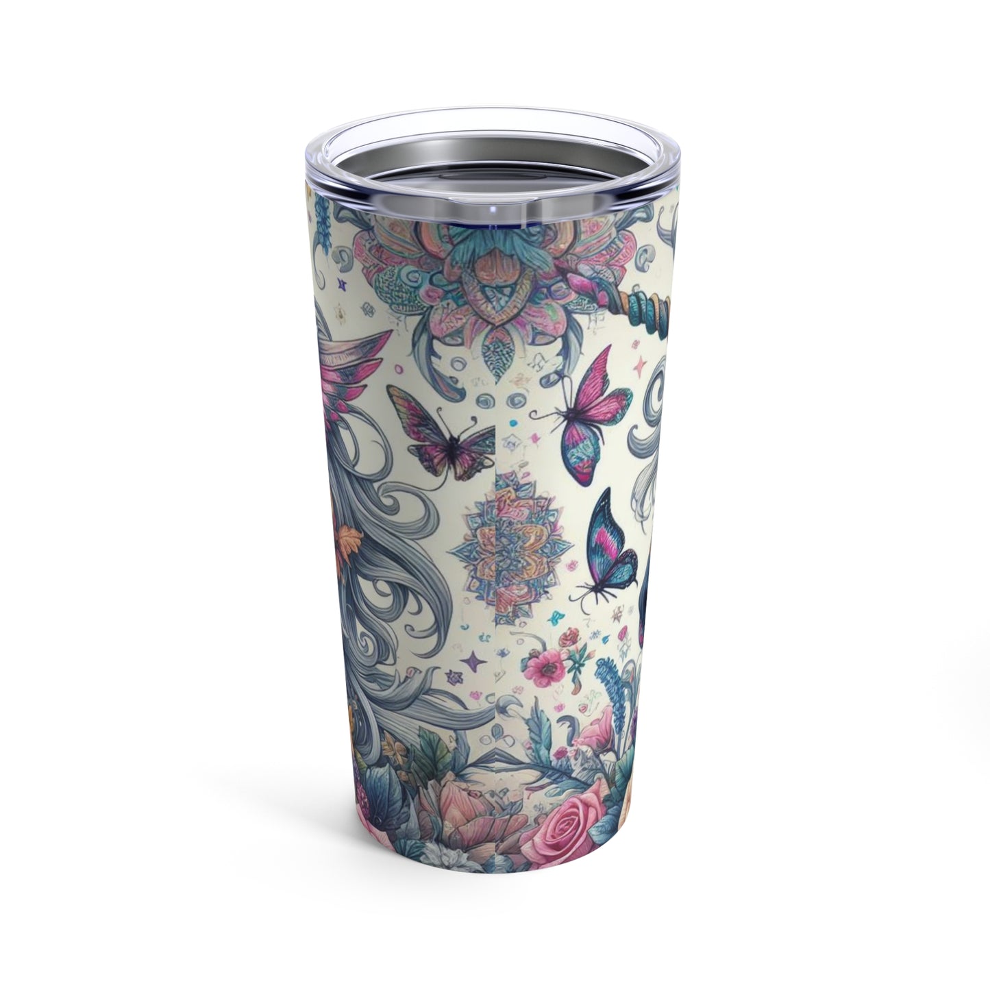 Unicorn Sugar Skull Tumbler 20oz