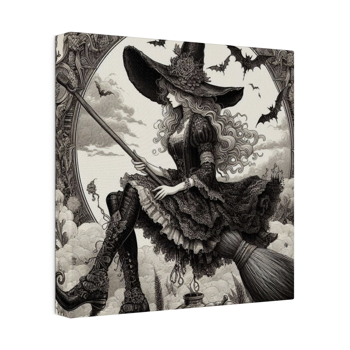 Witch Canvas, Matte Stretched, 0.75"