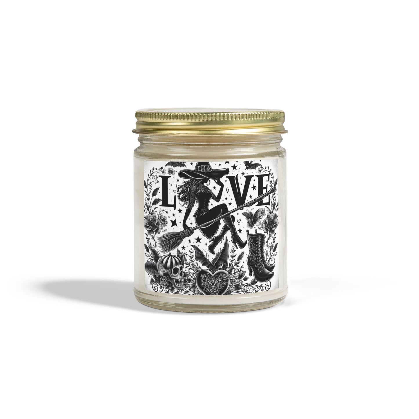 Love Witch Candles, Coconut Apricot Wax (4oz, 9oz)