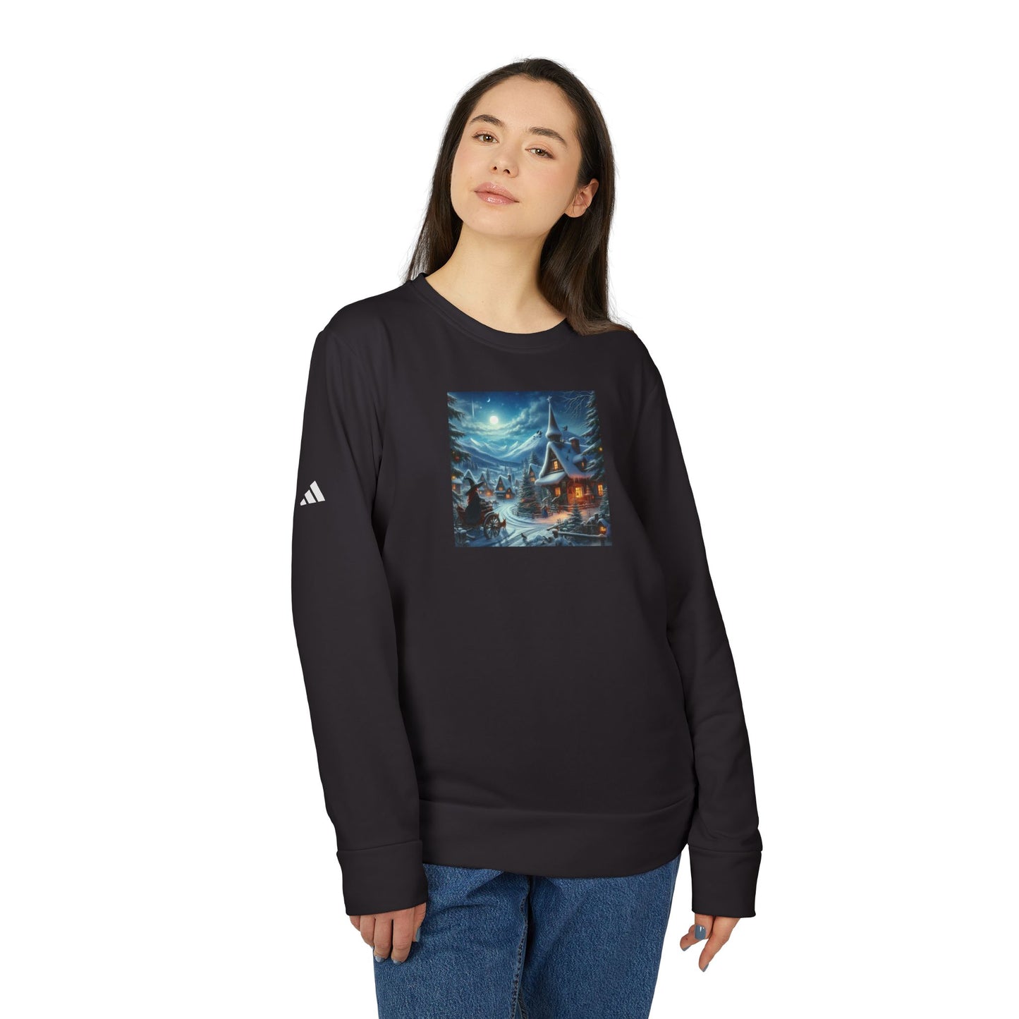 Witch Adidas® Unisex Fleece Crewneck Sweatshirt