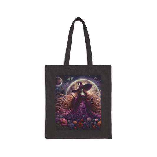 Witch Tote Bag - Cotton Canvas