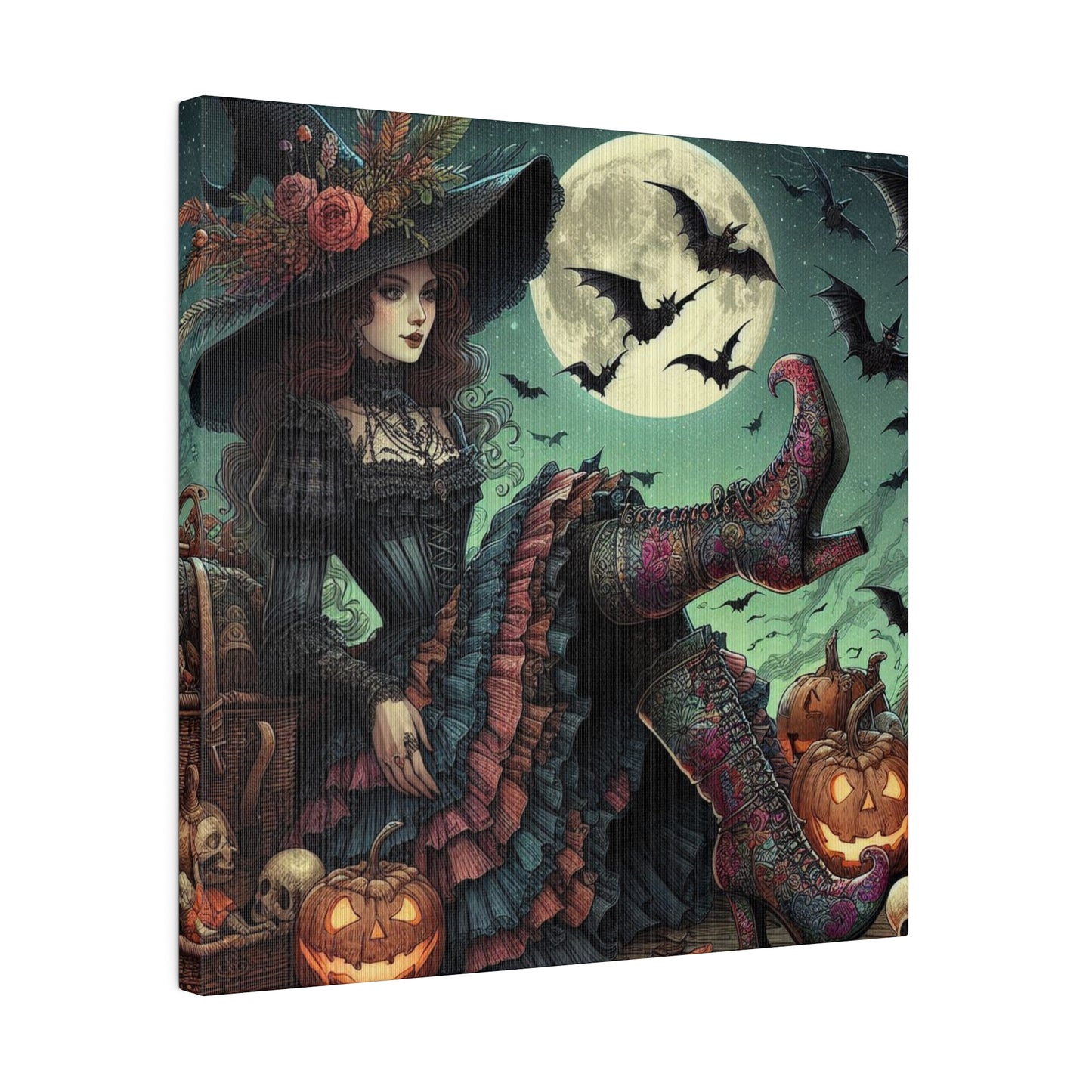 Witch Canvas, Matte Stretched, 0.75"