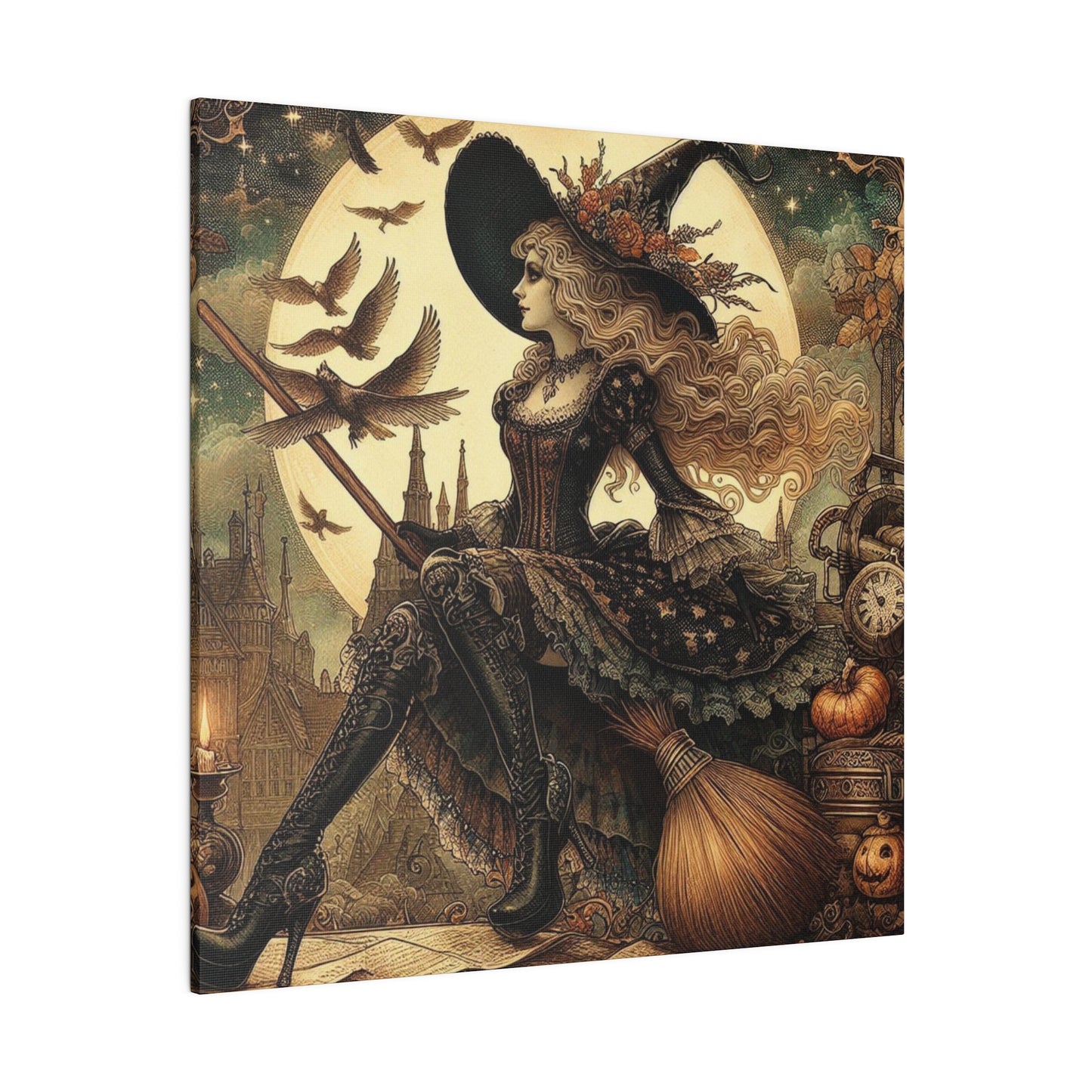 Witch Canvas, Matte Stretched, 0.75"