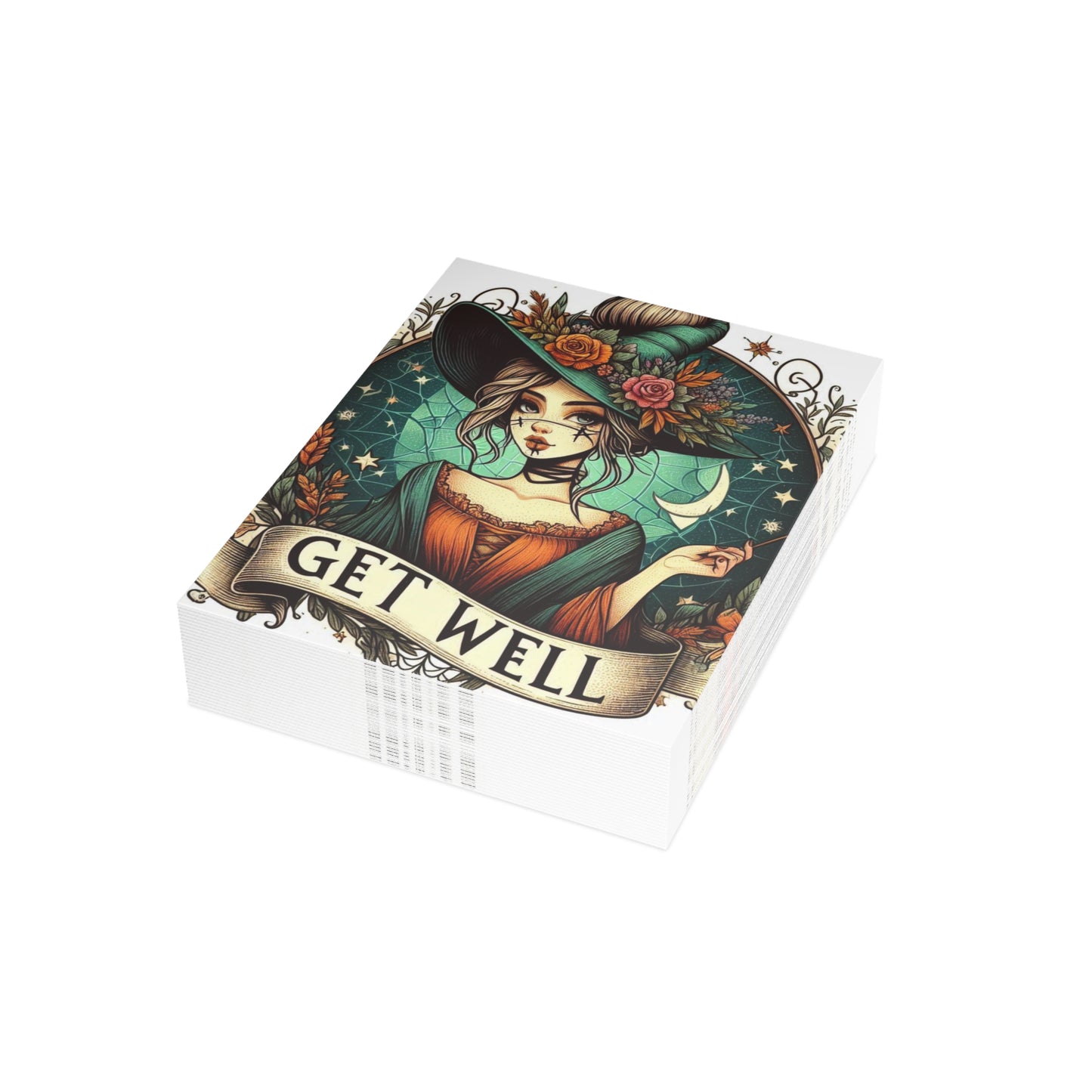 Get Well Witch Postcard Bundles