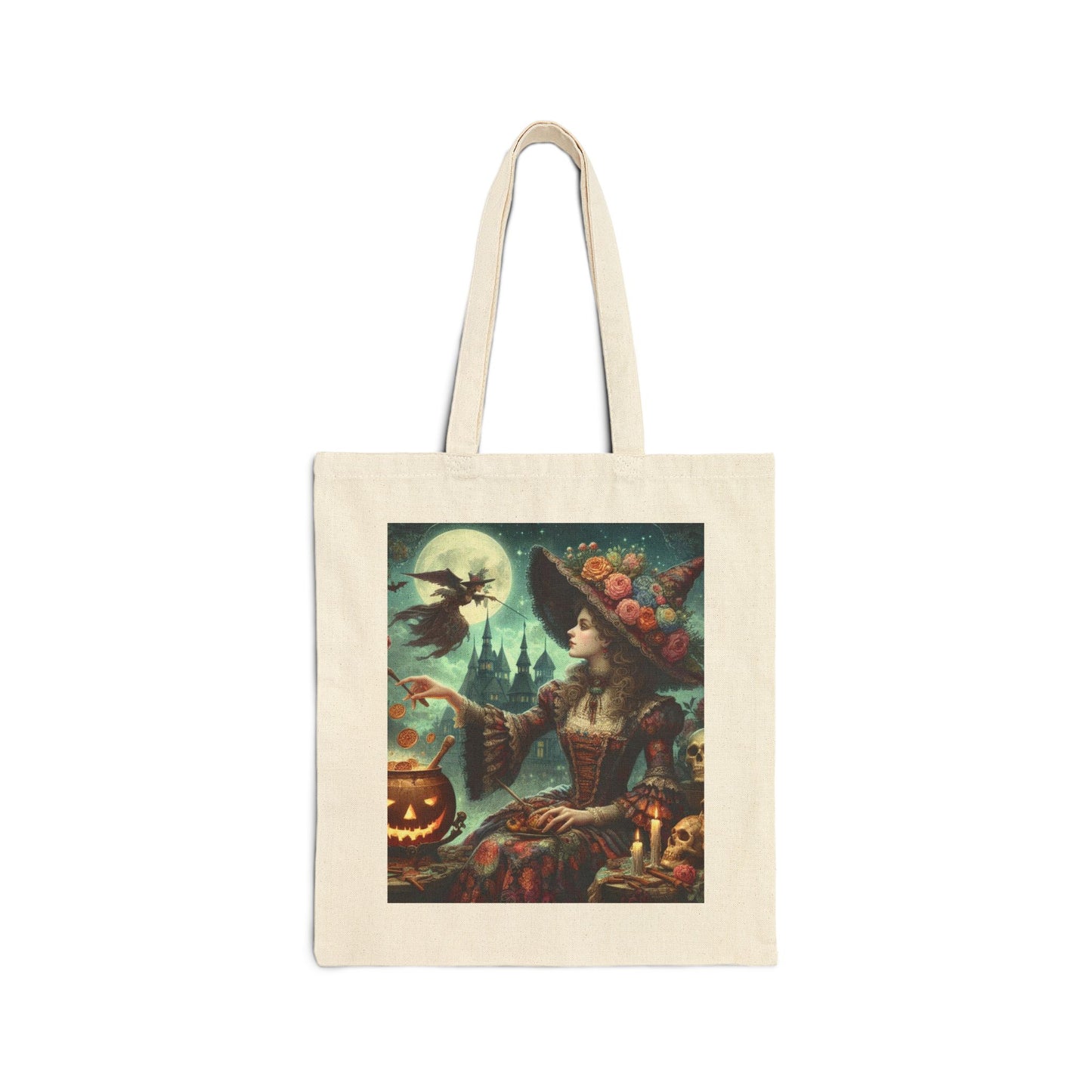 Witch Tote Bag - Cotton Canvas