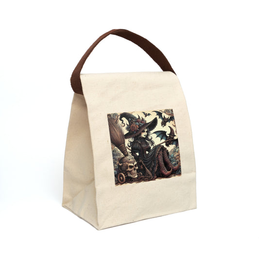 Witch Canvas Lunch Bag