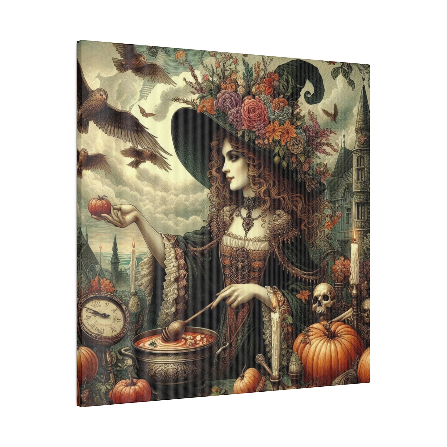 Witch Canvas, Matte Stretched, 0.75"