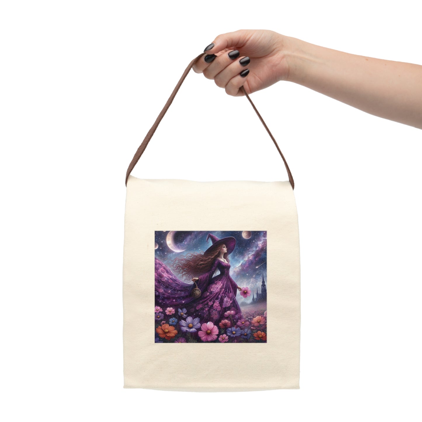 Witch Canvas Lunch Bag