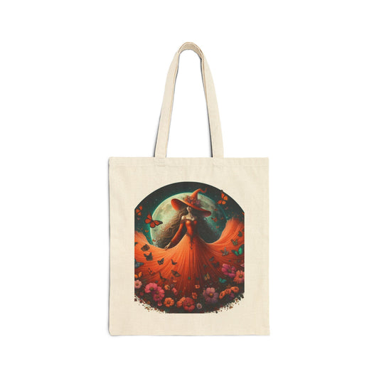 Witch Tote Bag - Cotton Canvas