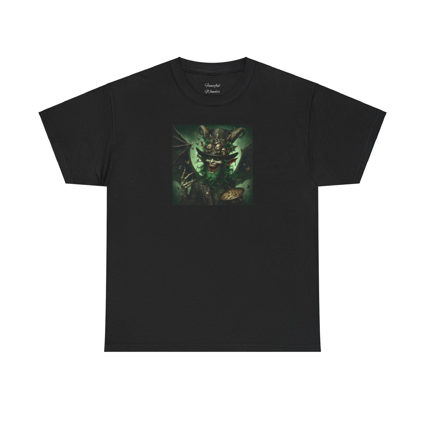 Demon Leprechaun St. Patrick's Day Unisex Heavy Cotton Tee - Gildan 100% Cotton