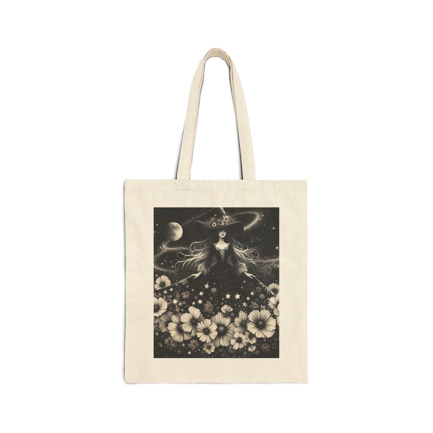 Witch Tote Bag - Cotton Canvas