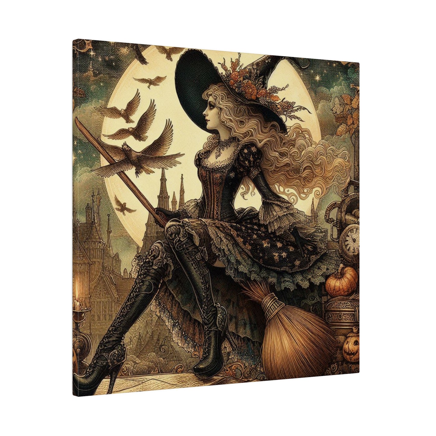 Witch Canvas, Matte Stretched, 0.75"