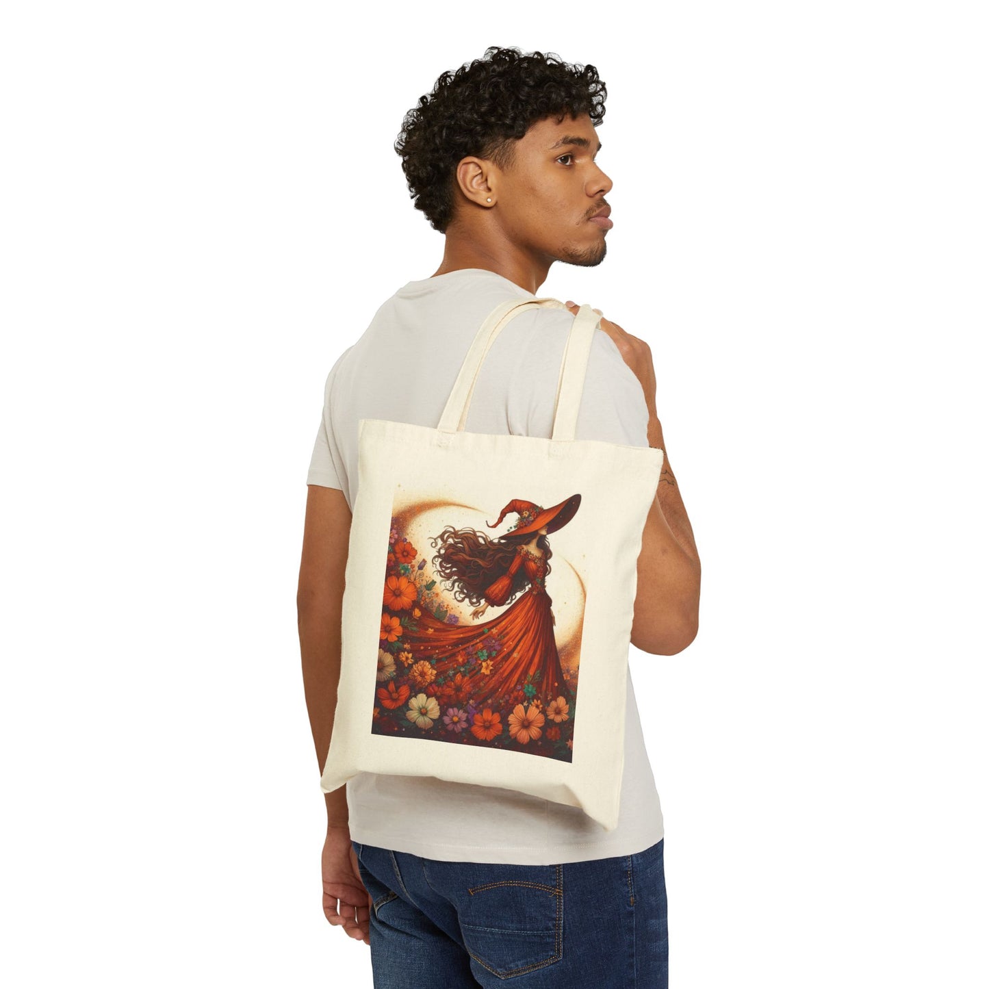 Witch Tote Bag - Cotton Canvas