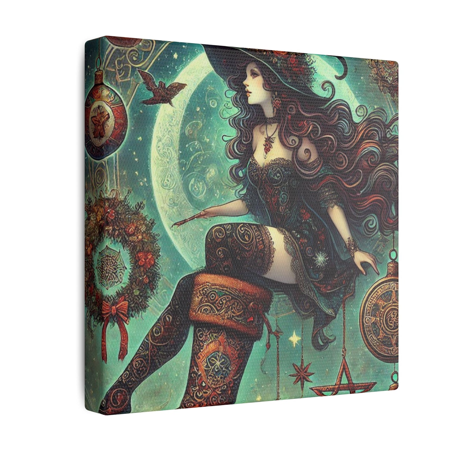 Canvas Wall Art - Witch Design