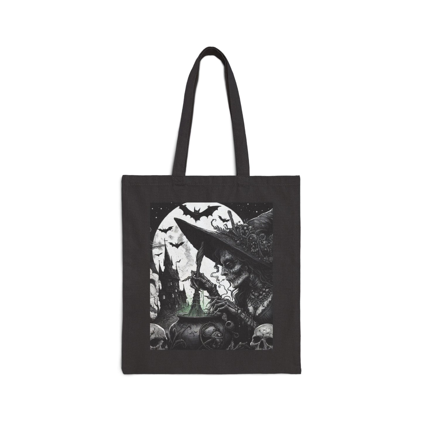 Witch Tote Bag - Cotton Canvas