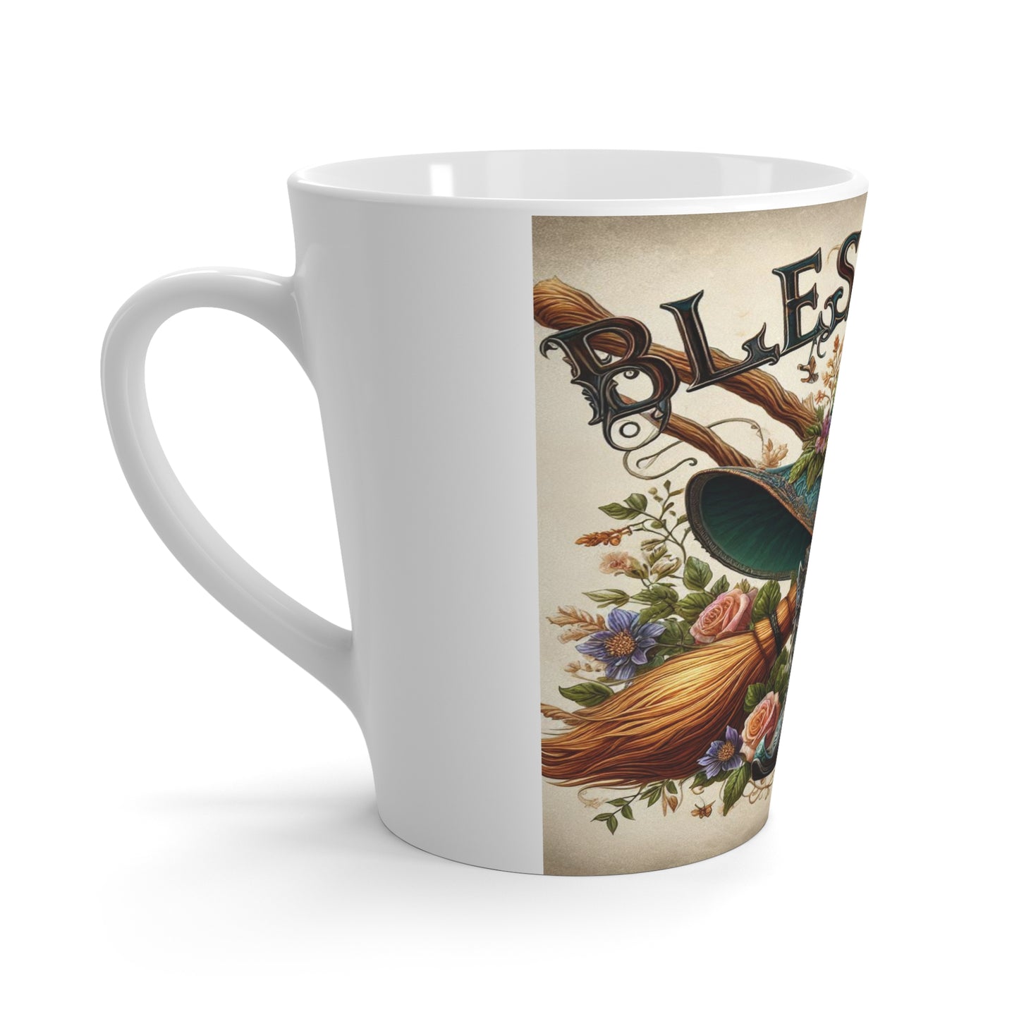 Blessed Be Witch Latte Mug (12 oz.)