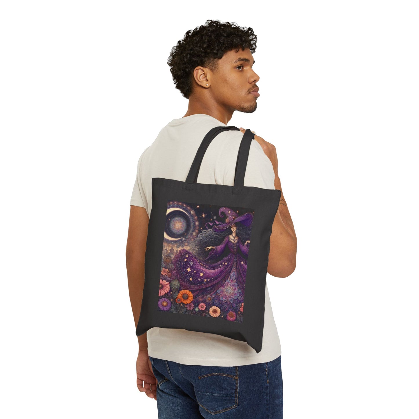 Witch Tote Bag - Cotton Canvas