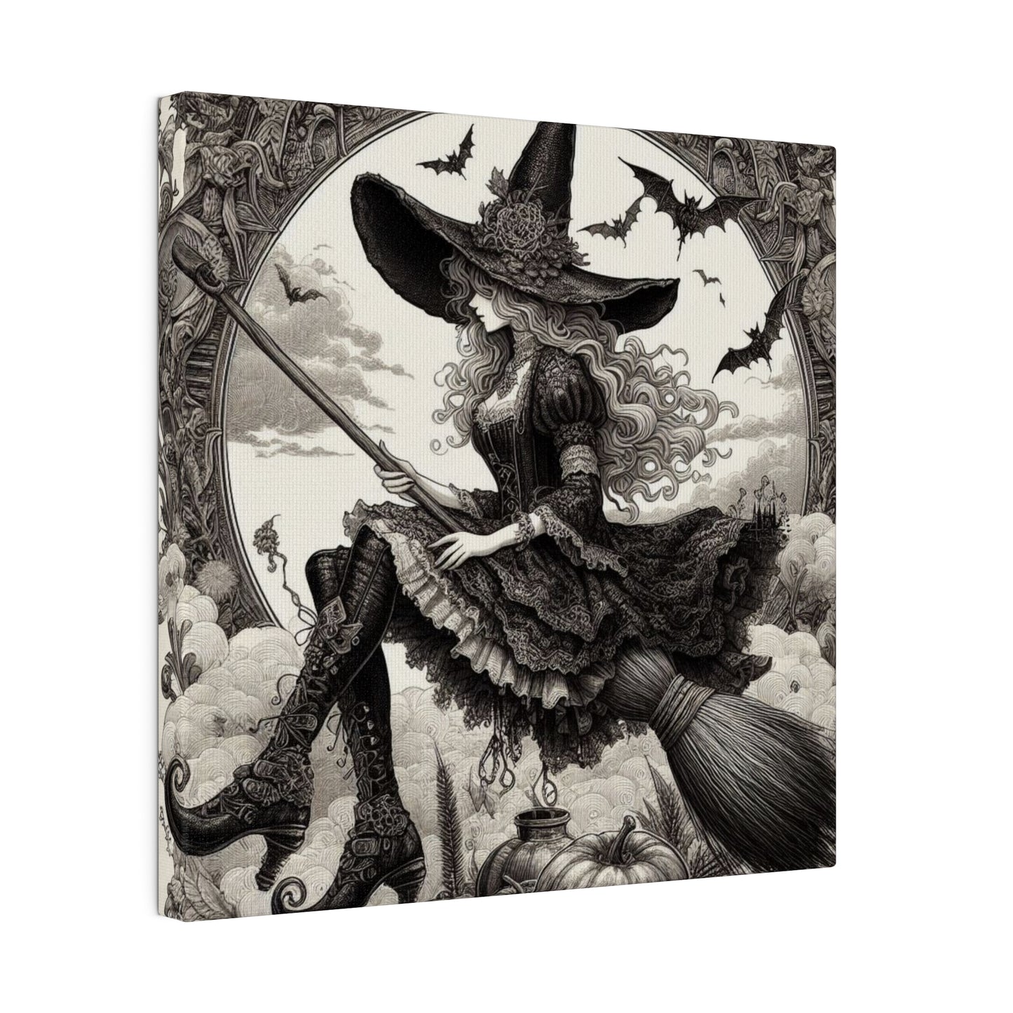 Witch Canvas, Matte Stretched, 0.75"