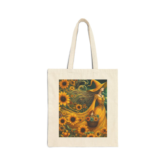 Witch Tote Bag - Cotton Canvas