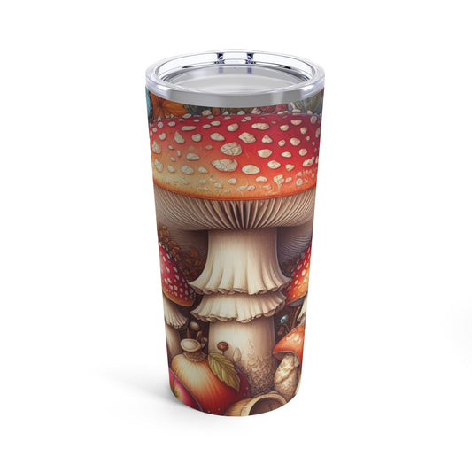 Amanita Muscaria & Butterfly Tumbler 20oz