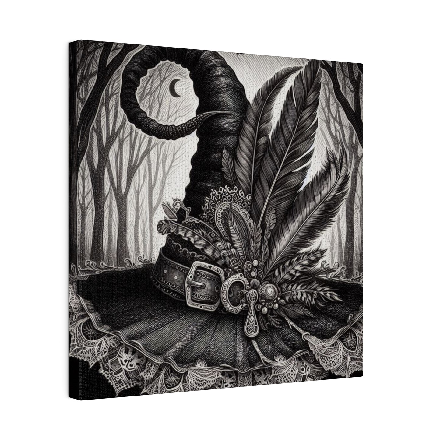 Witch Hat Canvas, Matte Stretched, 0.75"